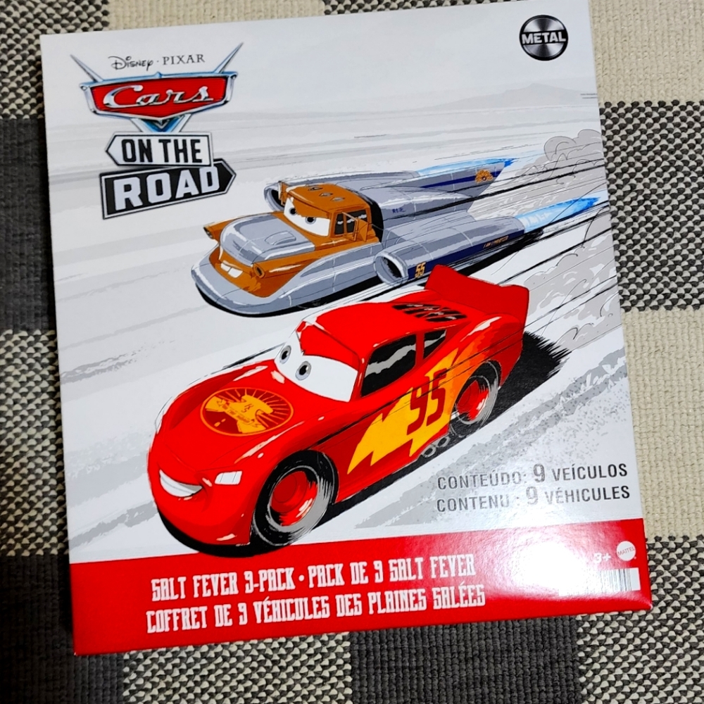 Mattel cars on the road